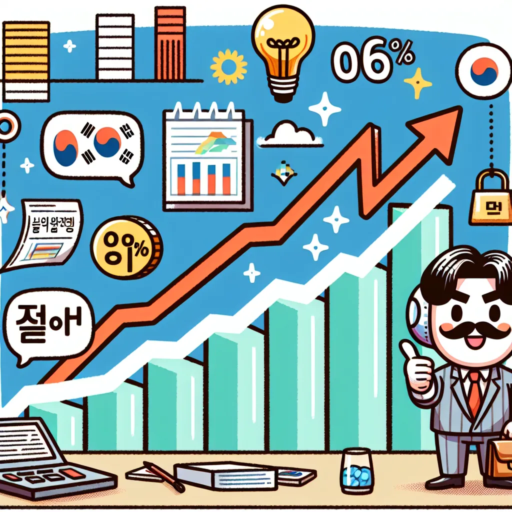 한국 경제, 지난해 4분기 0.6% 성장 기록