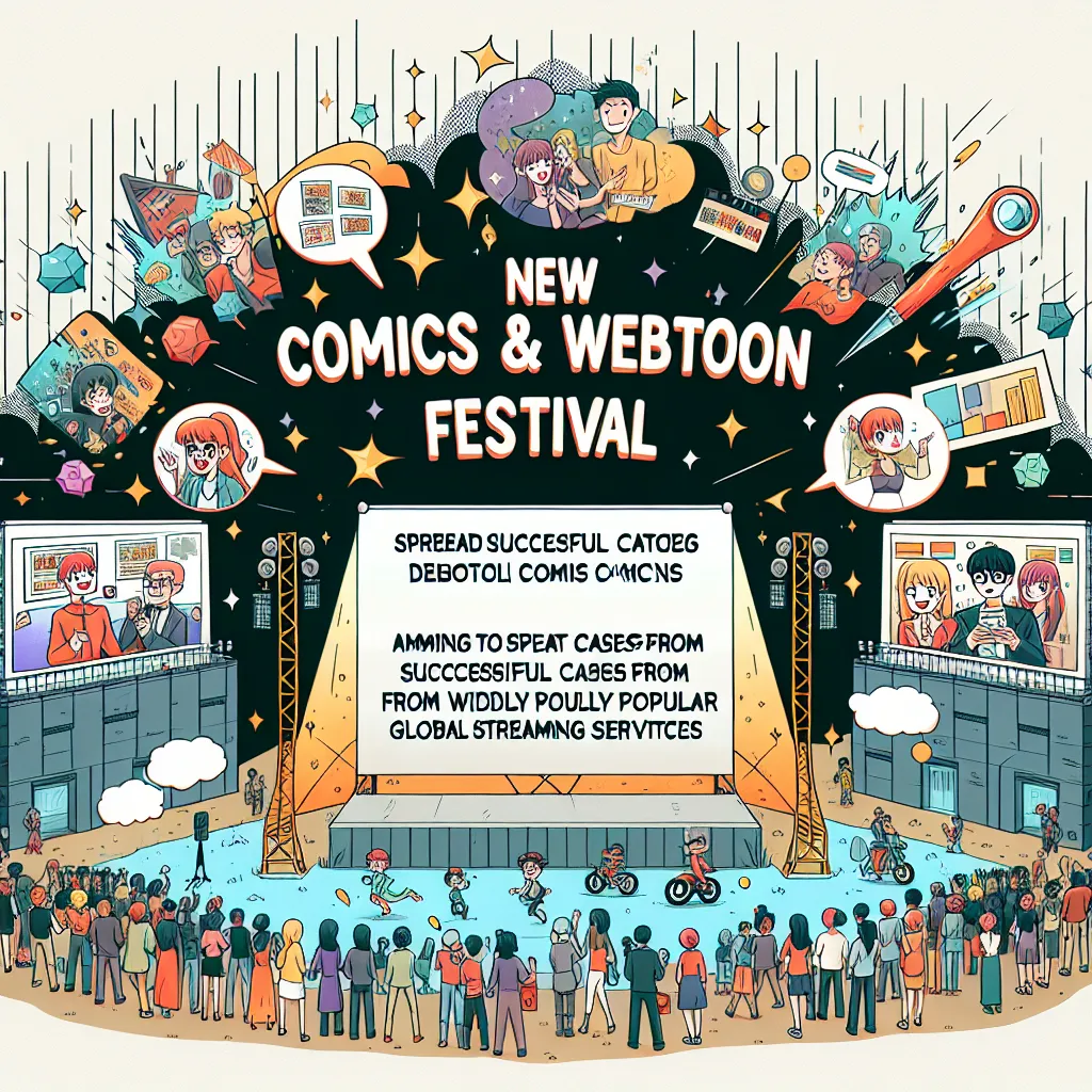 문화체육관광부, 넷플릭스 성공 사례 확산 위한 새로운 만화·웹툰 축제 개최