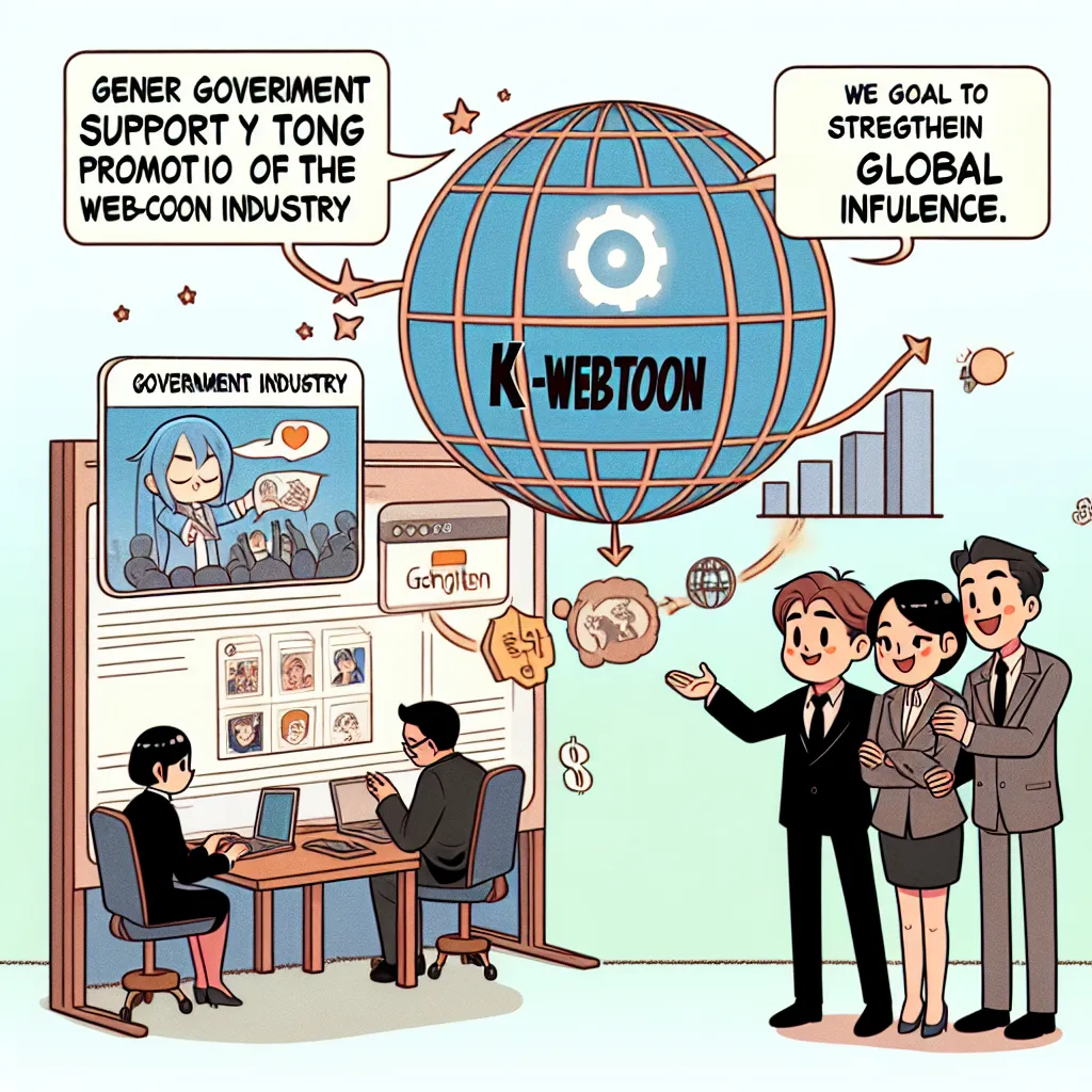 한국 정부, K-웹툰 육성에 박차 - 글로벌 영향력 강화 목표