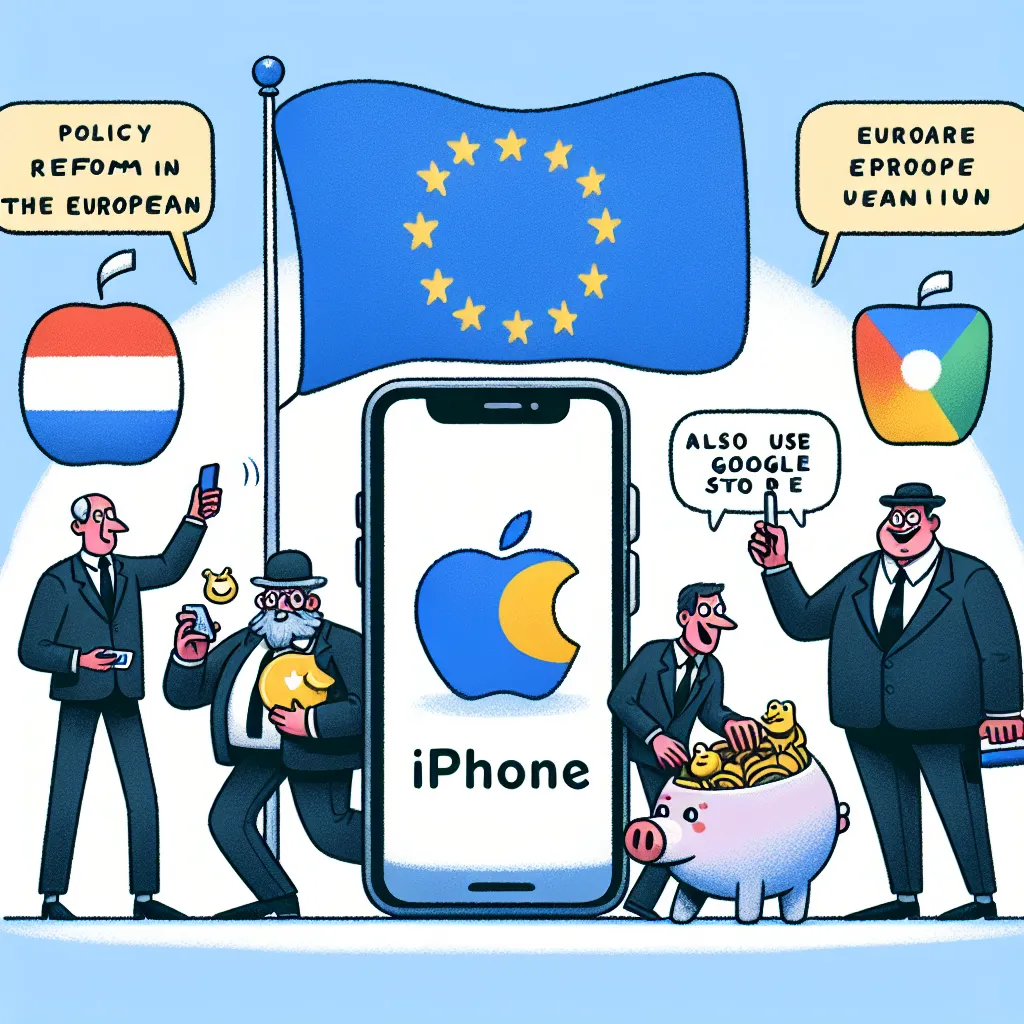 유럽연합 내 애플 정책 개편, 아이폰 사용자들도 구글 스토어 이용 가능