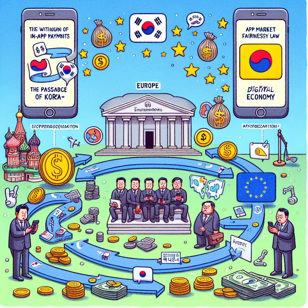 한국, 유럽 인앱 결제 철회 후 세계 최초 '앱 마켓 공정화법' 통과