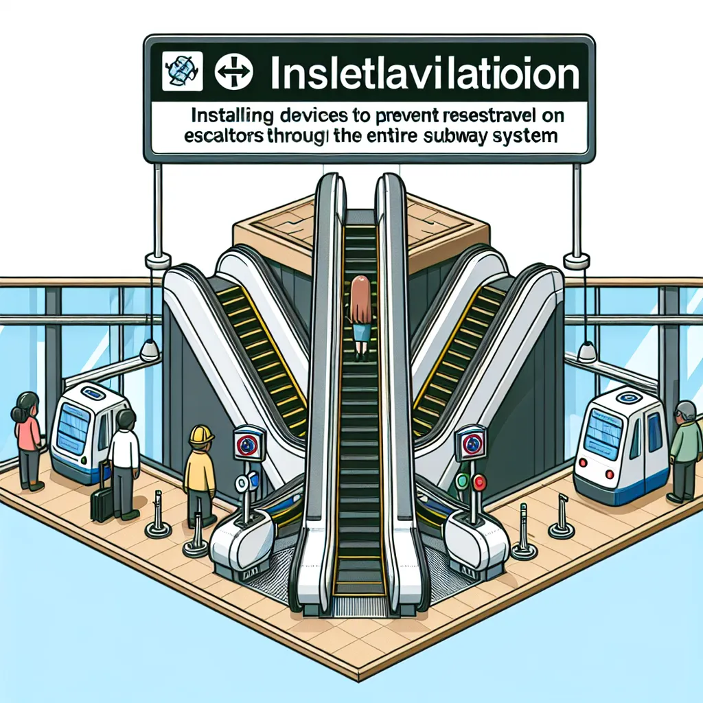 전국 지하철 에스컬레이터 역주행 방지 장치 설치 추진