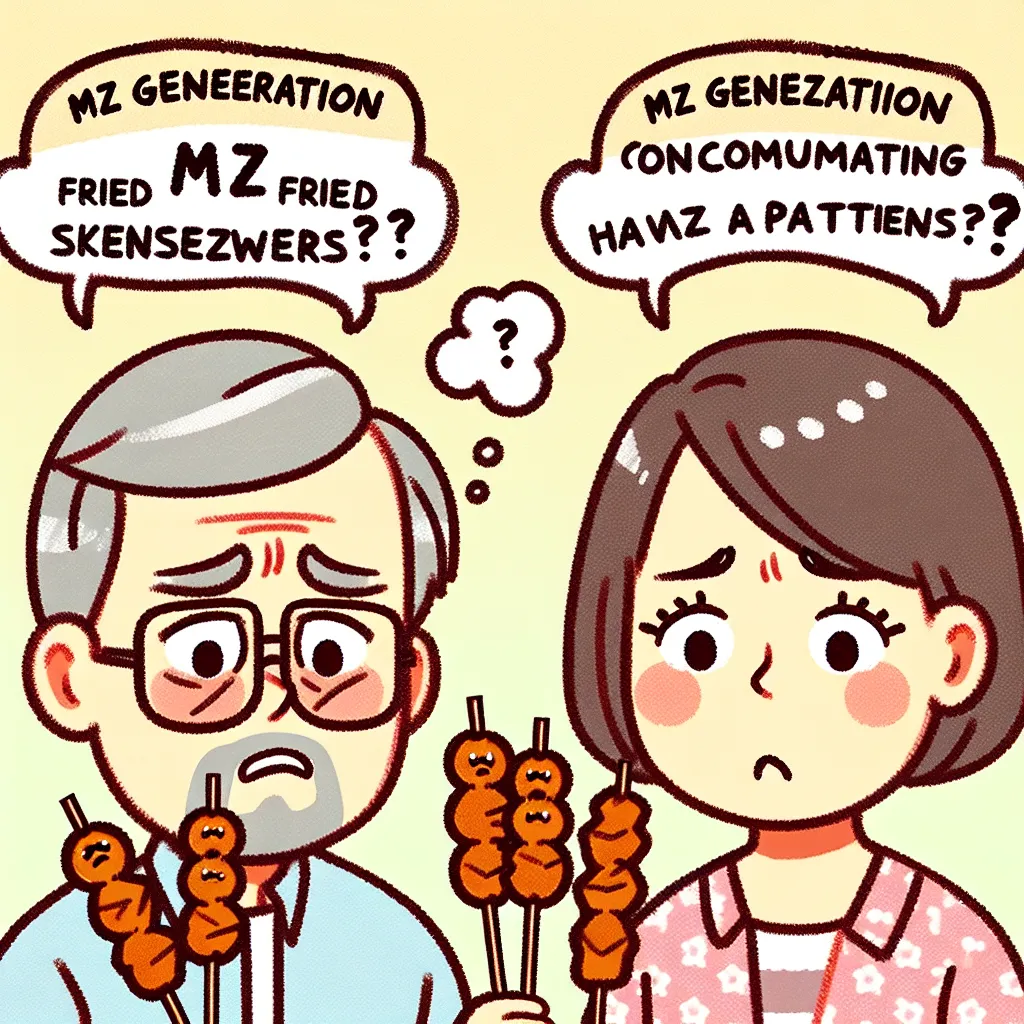 MZ세대 부모, 튀김 이쑤시개 섭취에 대한 우려