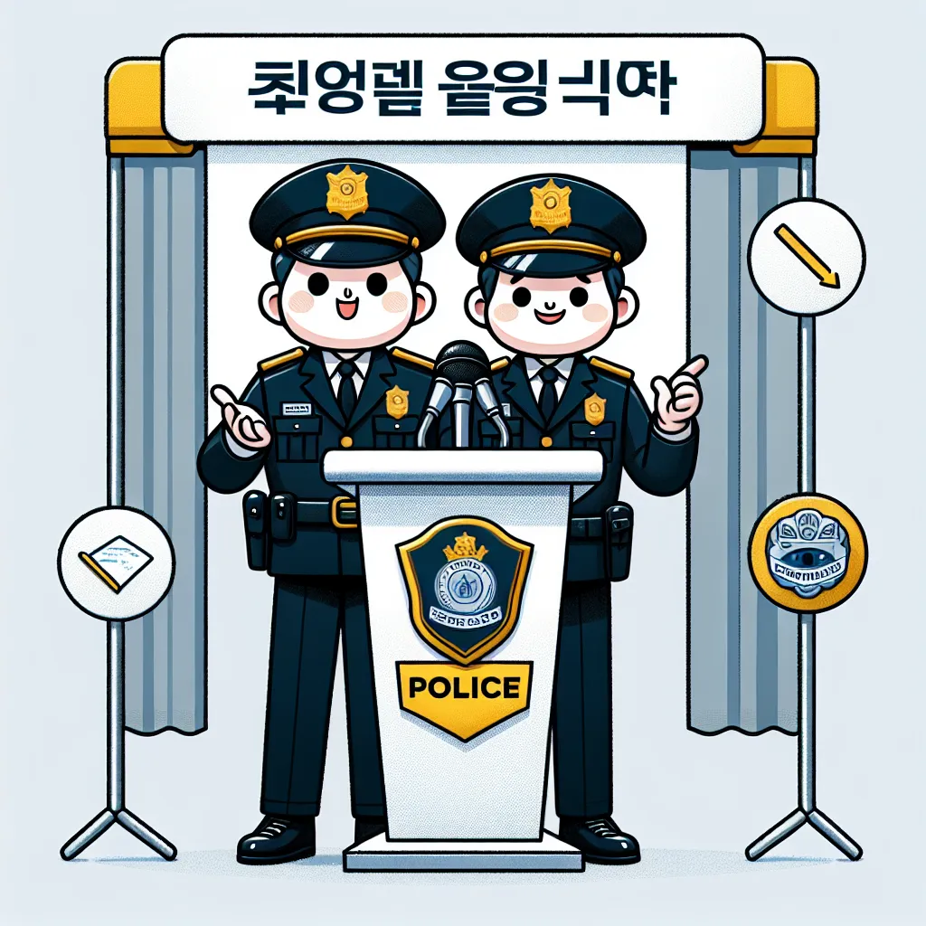 서울경찰청장 조지호, 부청장 김수환의 안전 대책 메시지 발표
