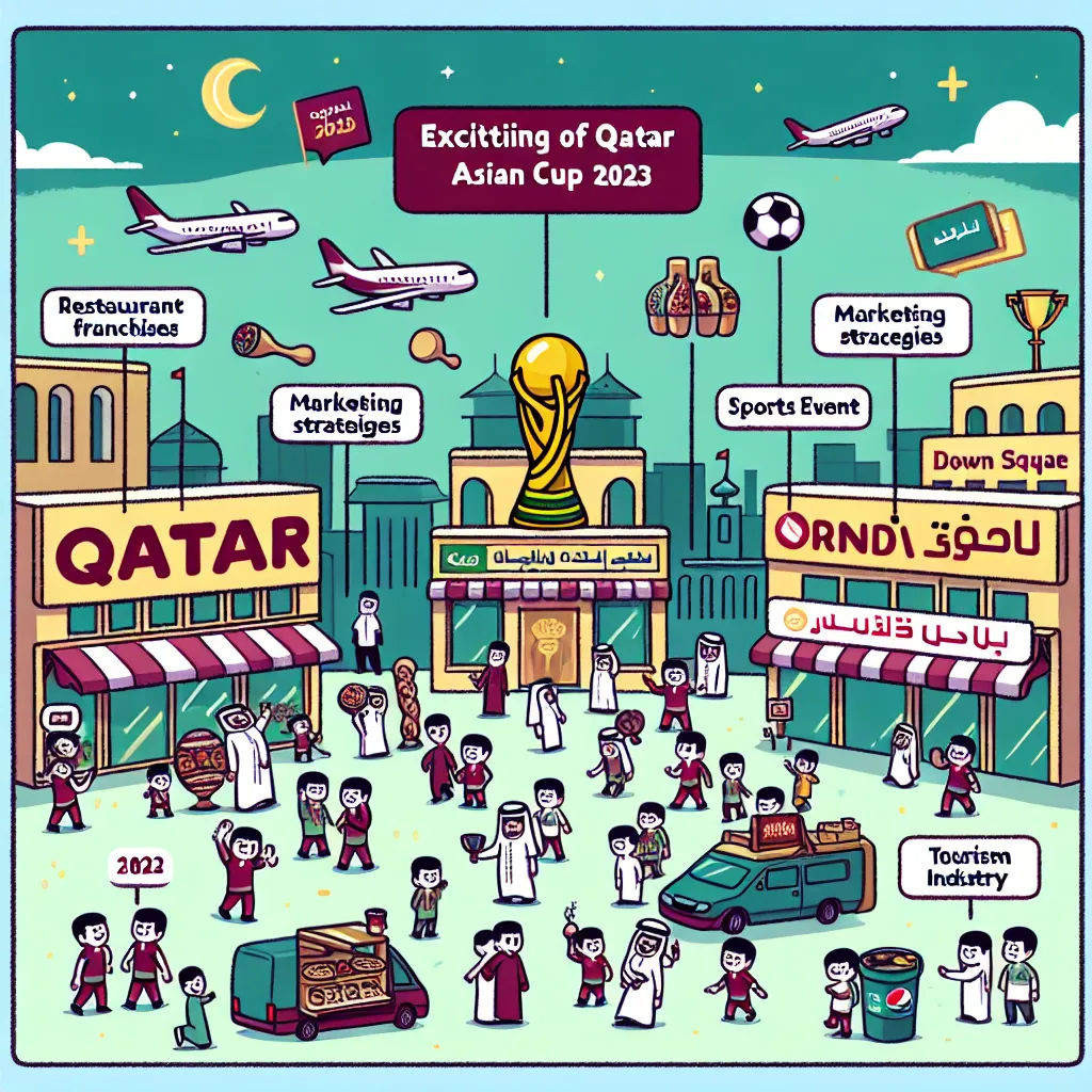카타르 아시안컵 2023, 축구 열기 속 레스토랑 프랜차이즈 마케팅 활성화
