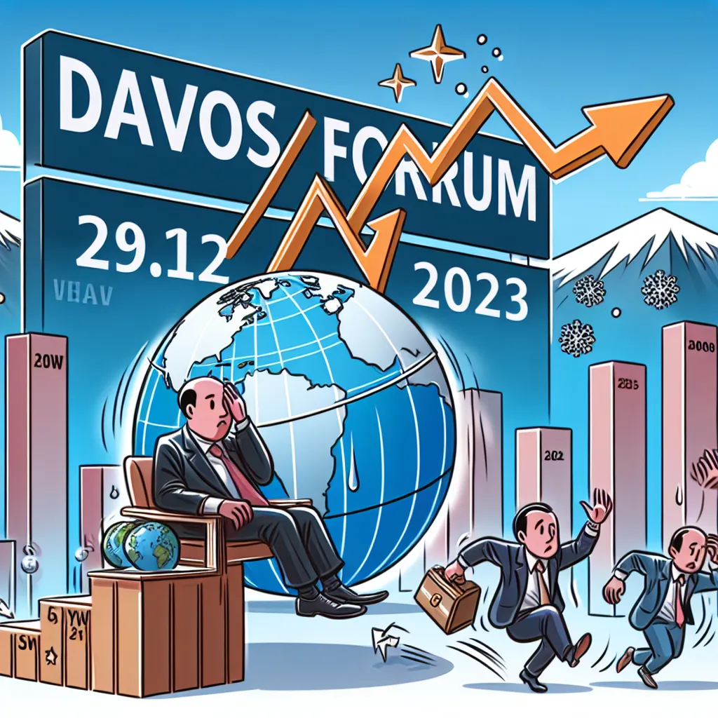 다보스 포럼, 세계 경제 성장 둔화에 대한 신중한 전망 제시