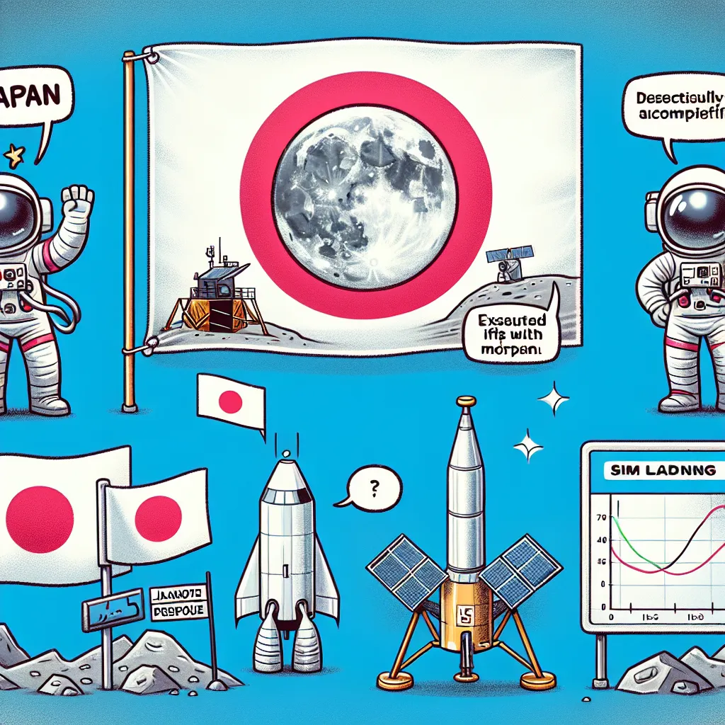 일본, 세계 5번째 달 착륙 성공에도 태양전지 문제로 웃지 못해