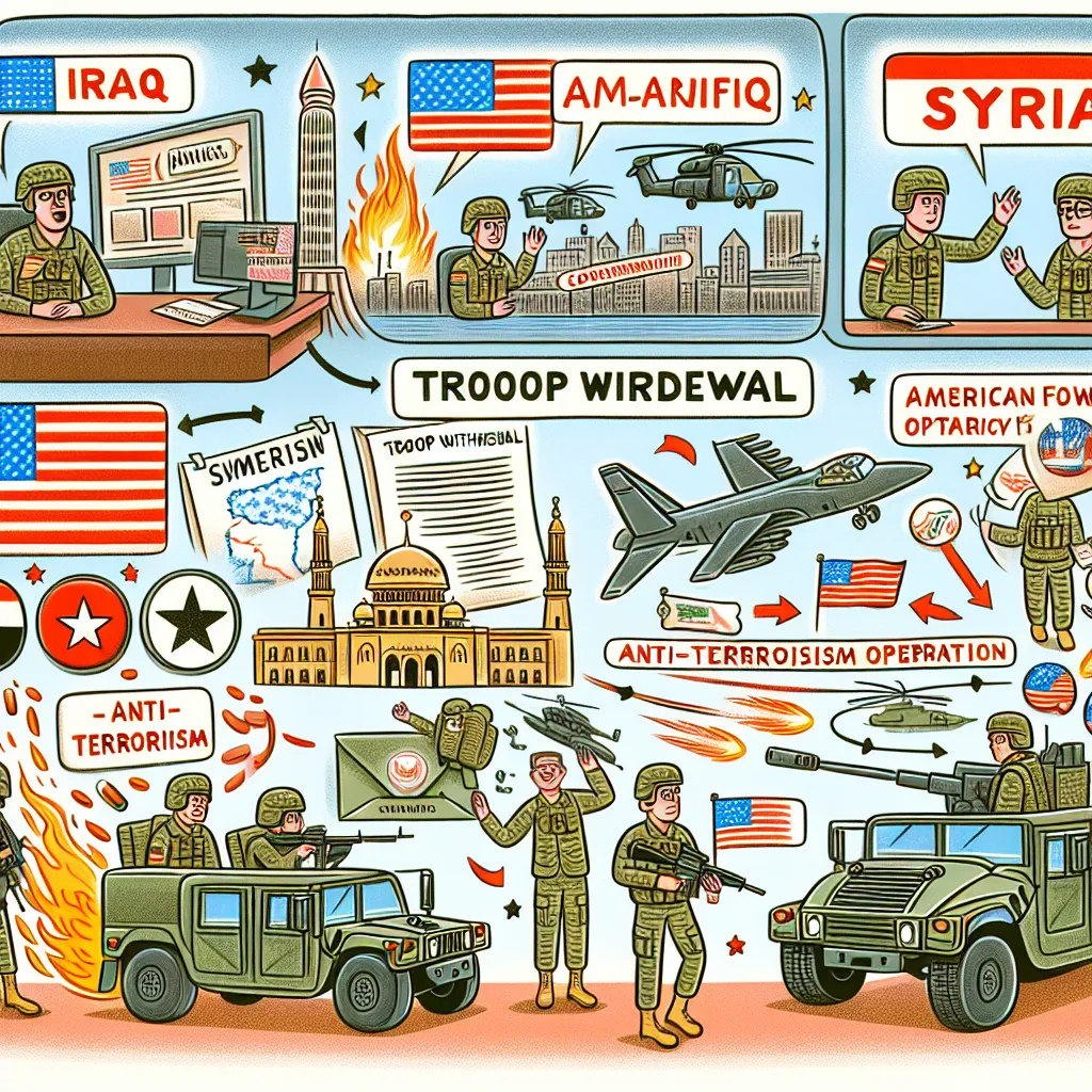 미국, 이라크 및 시리아 주둔 미군 철수 준비