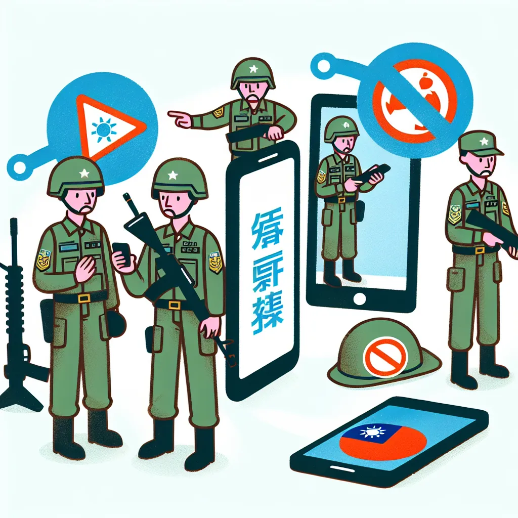 대만 군, 중국제 모바일 폰 사용 금지 지시